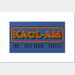 KACL 780 Seattle - Original Retro Fan Design Posters and Art